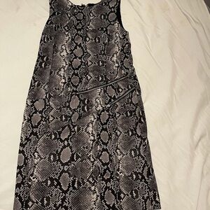 Michael Kors Aubergine Snakeskin Print